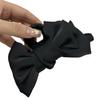 Elegante y elegante pinza para el cabello con lazo de satén, pinza para el cabello con forma de tiburón de alta calidad, horquilla para el cabello con placa para tocado, horquilla para la cabeza trasera femenina