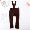 Mono para Niños Primavera y Otoño Nuevo Algodón Peinado Color Sólido Pantalones de Levantamiento de Pesas para Bebé Pantalones Cortos Simples para Niñas Venta al por Mayor