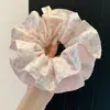 Goma de pelo grande estilo coreano para mujer, nuevo modelo 2026, accesorio para el cabello de estilo casual, liga para el pelo de alta gama, banda elástica para el pelo