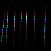 LED exterior doble cara parche color 8 colgante mini digital lluvia de meteoros LED multifunción parche luz de meteoros