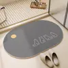 Tapetes de piso de terra de diatomáceas rígidos feitos sob medida para banheiros, tapetes absorventes, tapetes antiderrapantes para uso doméstico, tapetes de piso de terra de diatomáceas naturais
