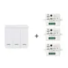 Interruptor Inalámbrico de Control Remoto Transfronterizo, No Requiere Cableado, Fácil de Instalar, Piezas de Modificación, Dispositivo de Encendido/Apagado 433, Control Inteligente de Iluminación y Electrodomésticos