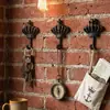 Nuevo Colgador de Gancho Individual de Hierro Estilo Europeo Minimalista Retro con Forma de Corona para Entrada del Hogar, Pasillo y Dormitorio Portallaves