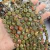 Estrella de seis puntas de 10 mm pastel redondo piedra natural cuentas sueltas semiacabadas corte duro redondo accesorios al por mayor para collar pulsera DIY