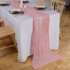 Nuevo Producto Más Vendido Transfronterizo: Camino de mesa de hilo de Bali para bodas, fiestas de cumpleaños y reuniones; Mantel Semitransparente Estilo Europeo