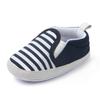 Sapatos de bebê atacado listrado azul marinho moda bebê criança sapatos sapatos de bebê sapatos infantis 0148 antiderrapante