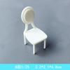 Oferta Especial Mini Silla de Ocio Silla de Comedor Modelo Construcción Mesa de Arena Muebles de Interior Adornos de Modelado DIY Material 1/20-25