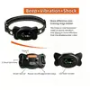 Dispositivo Antiladridos para Mascotas con Pantalla a Color Transfronterizo Collar Eléctrico de Descarga Recargable Entrenador de Perros Collar Inteligente