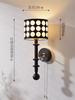 Lámpara de araña pequeña de estilo antiguo medio para mesita de noche, estilo francés Nanyang, estilo japonés, de diseñador, para dormitorio de casa de familia, para guardarropa.