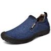 Zapatos Deportivos de Senderismo de Caña Baja para Hombre, Slip-On, Talla Grande Transfronteriza, Calzado Casual de Cuero para Trabajo