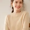 Suéter Base de Punto Holgado de Cachemir Raglán para Mujer con Cuello Redondo Otoño/Invierno 2026