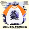 Camiseta de manga corta para niños Delta Force, diseño de Rosa Roja Lobo Dorado Grabado, top ligero y holgado de verano para niños mayores 8