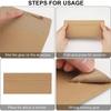 Amazon No. Sobre Comercial Tamaño 10 Papel Kraft Engrosado Autoadhesivo Sobre Invitación Carta Papel Gel-off