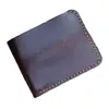 Comércio Exterior Mais Vendido Carteira de Couro Crazy Horse Curta Retro Multi-Compartimentos para Cartões Carteira Masculina Couro Genuíno Jovens Homens e Mulheres Carteira Curta