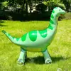 Parque de diversión de globos de dibujos animados tridimensionales con ruedas, juguete infantil, globo con forma de animal creativo, globo de película de aluminio, venta al por mayor