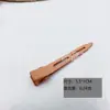 5,5cm Grampo Colorido Pontiagudo Fonte Grampo de Cabelo Feminino Grampo Fofo de Menina Grampo de Cabelo Metálico Geométrico Grampo Pontiagudo