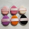 Esponja de Dedo con Polvera Cushion Mini Corrector Esponja Pequeña para Punta del Dedo Esponja para Pulgar Fijador de Maquillaje Pequeño Maquillaje Duradero Esponja Húmeda para Polvo