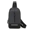 Bolso cruzado de gran capacidad para negocios, tela Oxford, resistente al agua, resistente al desgaste, bandolera, multi-compartimento, bolso de pecho informal y versátil para hombre