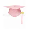 Gorra de Graduación Europea y Americana Transfronteriza con Borla y Etiqueta de Año, Gorra Universal para Adultos para Ceremonias de Temporada de Graduación, Sombrero de Ceremonia para Adultos