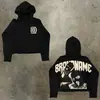 Sudadera con capucha para hombre Y2K Harajuku Hip Hop Estampado Gráfico de Dibujos Animados Pullover Moda Casual Holgada Sudaderas Hombre