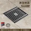 Drenaje de Piso Acero Inoxidable 304 Tapa Anti-Olores Baño Lavadora Doble Propósito Anillo de Sellado de Alcantarilla Drenaje de Piso Completamente de Cobre Anti-Insectos
