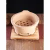 Estufa de carbón para barbacoa de arcilla, cocinando té alrededor de la estufa, estufa doméstica para tostar té, estufa de carbón, estufa pequeña de barro, estufa pequeña, estufa de tierra antigua, exterior
