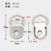 Accesorios para Marcos de Fotos Triangulares Ganchos de Hardware, Ganchos Decorativos para Pinturas y Fotos de Bodas sin Rastro, Anillos Colgantes de Metal Clips para Marcos de Fotos