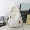 Tela de Nailon Moda Mochila Escolar para Mujer Nueva Mochila Estudiante Universitaria Estudiante de Secundaria Versión Coreana Mochila Simple Bolso Casual de Moda No