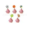 Fútbol americano béisbol baloncesto temática deportiva fiesta de cumpleaños vajilla plato de papel vaso de papel servilletas decoraciones