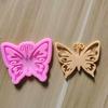 Molde de silicona para llavero de mariposa hueca, molde de epoxi para colgante de coche, molde de galleta de chocolate, disponible