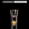 Conjunto de alta qualidade estilo chinês de 0,1 kg para copo de licor e decantador para uso doméstico, copo de vinho criativo de 100 ml com marcações