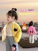 Roupa Exterior para Meninas Outono e Inverno 2025 Novo Estilo Estilo Infantil Acolchoado Espessado Uniforme de Baseball para Bebê Roupa Exterior de Algodão Roupa Exterior de Algodão de Inverno