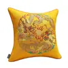 Cojín Rojo de Boda Decoración Festiva China Almohada de Respaldo Funda de Algodón para Sofá Cojín Sala de Estar Cama Hogar Relleno de Almohada