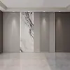 Papel Tapiz de Pared de Fondo para TV Sala de Estar Sofá Cubierta de Pared de Lujo Ligero Rejilla Chapa de Madera Papel Tapiz Dormitorio Hotel B&B Mural