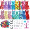 Set de Muñeca de 42 Piezas 30cm Ropa para Vestir para Niñas Exportación Transfronteriza Accesorios para Juguetes Vestido de Novia de Princesa Decoración