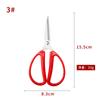 Corte de cinta roja tijeras de mano de sastre tijeras de acero inoxidable para cocina y hogar papelería oficina Tijeras Tijeras Tijeras