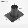 Cadena de Lluvia de Patio Estilo Japonés para Villas, Cadena Negra para Agua de Lluvia, Cadena de Drenaje por Goteo de Aleros, Cadena de Desvío de Agua de Canalones, Cadena de Recolección de Agua