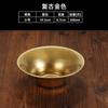 Vintage acero inoxidable arena fruta tirar lavabo cuerno tazón fideos fríos tazón polvo de caracol lavabo para cocinar tazón dorado para ramen tazón para plato frío