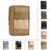Bolsa de cintura tática multiuso EDC para atividades ao ar livre, bolsa acessório para colete Molle, bolsa acessório para fã militar e para o dia a dia, bolsa para miudezas