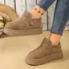 Botas de nieve para mujer, nuevo estilo de invierno 2026, calidad de exportación, tallas grandes, suela gruesa, forro de felpa, extra cálidas, botas de algodón estilo noreste, botines para mujer