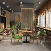 Venta al por mayor directa de fábrica simple pequeño fresco hierro madera maciza tienda de té con leche restaurante asiento de tarjeta sofá mesa y silla juego de combinación