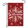 Bandera de Jardín de Lino Más Vendida de Amazon, Decoración Navideña de Invierno para el Patio, Camión Nuevo con Árbol de Navidad, Directamente del Fabricante