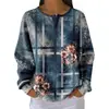 2026 Amazon Transfronterizo Otoño/Invierno Nuevo Estilo para Mujer Sudadera con Capucha y Botones para Mujer Estampado de Letras Árbol de Navidad Estrella de Cinco Puntas