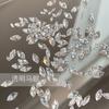 Diamante Suelto de Zircón de 5A Cristal Mariposa Arte de Uñas Accesorios de Diamante Celebridad de Internet Brillante Transparente Forma Marquesa Lágrima Diamante de Fondo Plano