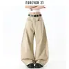 Pantalones vaqueros curvos de alta calle americanos para hombre y mujer, de primavera y otoño, de cintura alta, holgados, adelgazantes, casuales, versátiles, modernos, de pierna ancha