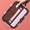 Lonchera Personalizada con Logo y Sello, Grado Alimenticio, Apta para Microondas, con Asa, Adecuada para Estudiantes