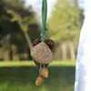 Campanillas de Viento Naturales Hechas a Mano con Cáscara de Fruta, Sonajeros Manuales de Cáscara de Fruta para Alivio del Estrés, Llaveros, Colgantes para Bolsas, Adornos Colgantes para Coche al por Mayor