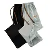 Calça Masculina de Seda Gelo Fluida, Estilo Fino de Verão, Marca Moderna, Calça Larga Reta Solta, Novo Modelo 2026, Calça Longa Casual Masculina