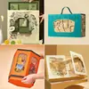 Caja de Embalaje Personalizada con Ventana Transparente, Caja de Regalo Creativa, Impresión Hot Stamping, Caja de Regalo para Embalaje, Caja de Papel para Cosméticos, Caja de Color