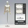Maniquí de Exhibición de Ropa para Mujer de Medio Cuerpo Maniquí para Vestido de Novia Soporte de Exhibición Estante para Ropa Accesorios para Maniquíes de Tienda de Ropa
